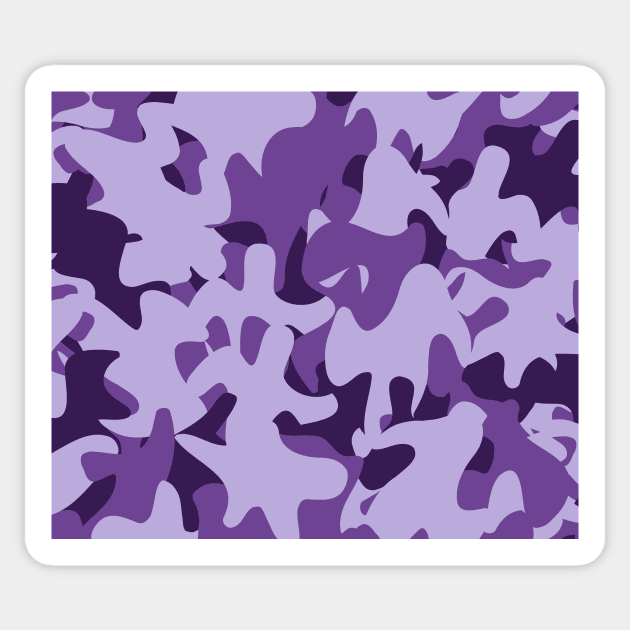 army camouflage purple Sticker by timegraf